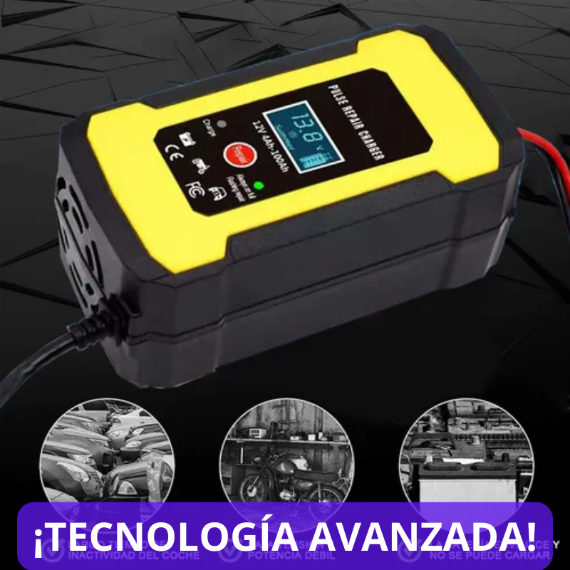 CARGADOR INTELIGENTE DE BATERÍA DE AUTO