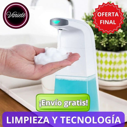DISPENSADOR DE JABON AUTOMÁTICO. "Protege con tecnología el higiene de tu familia"