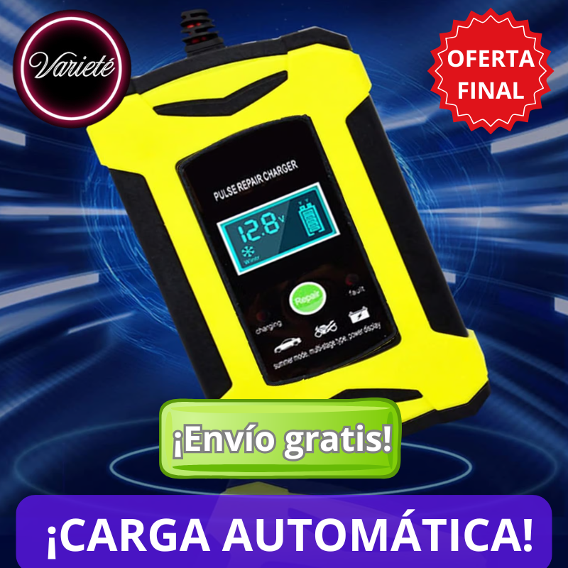 CARGADOR INTELIGENTE DE BATERÍA DE AUTO