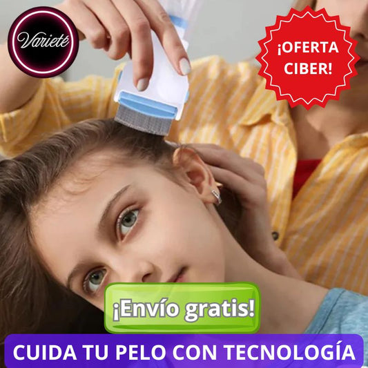 🔥CEPILLO ELÉCTRICO SACA PIOJOS Y LIENDRES⚡️ "Olvídate de los métodos tóxicos y protege tu pelo con tecnología hoy mismo"