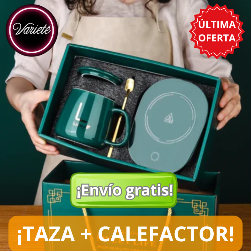SUPER PACK "TAZA + CALEFACTOR ELÉCTRICO"