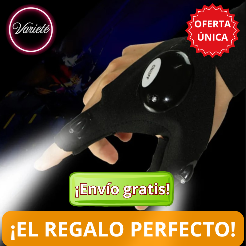 1 GUANTE ILUMINADO LED
