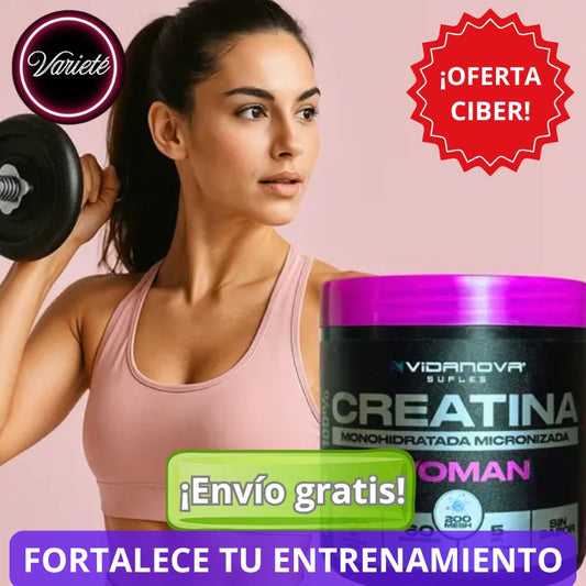 🔥CREATINA MONOHIDRATADA VIDANOVA⚡️"Recupera la energía y confianza en tu figura con este suplemento hoy mismo"