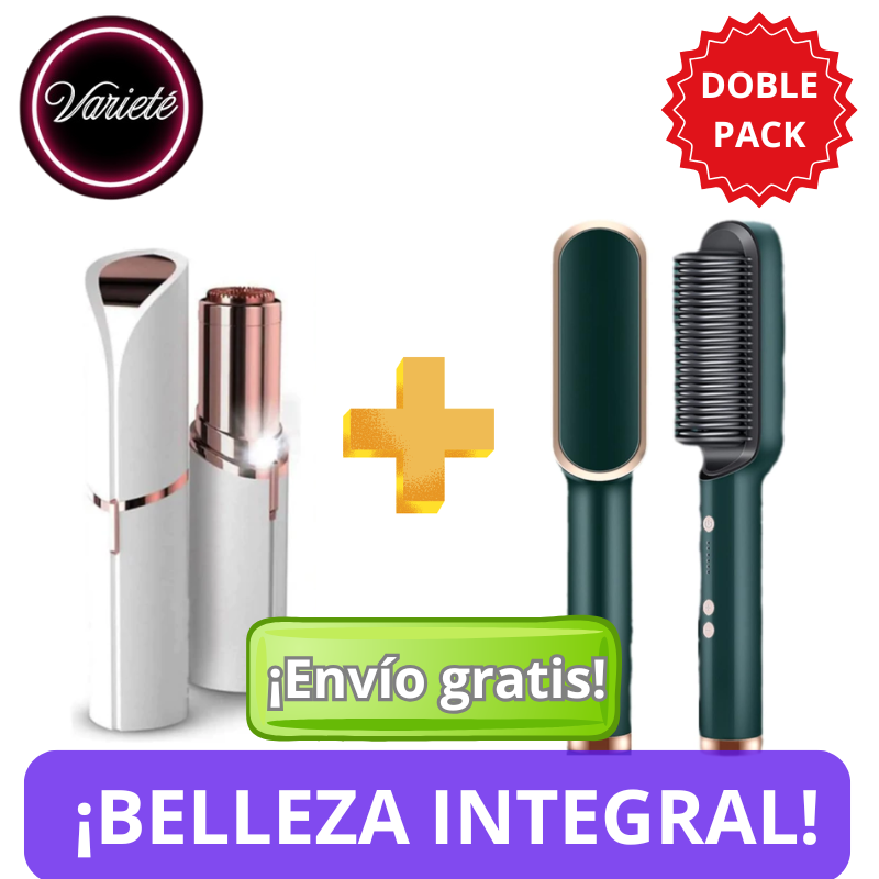 SÚPER PACK "DEPILADORA+ALISADOR"