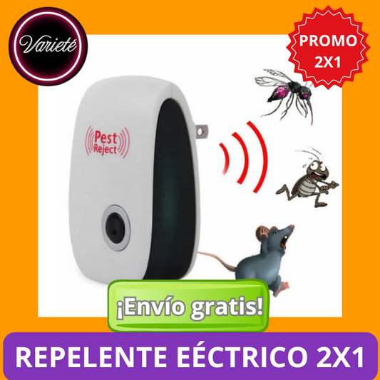 REPELENTE ELÉCTRICO RATONES "PACK 2X1"