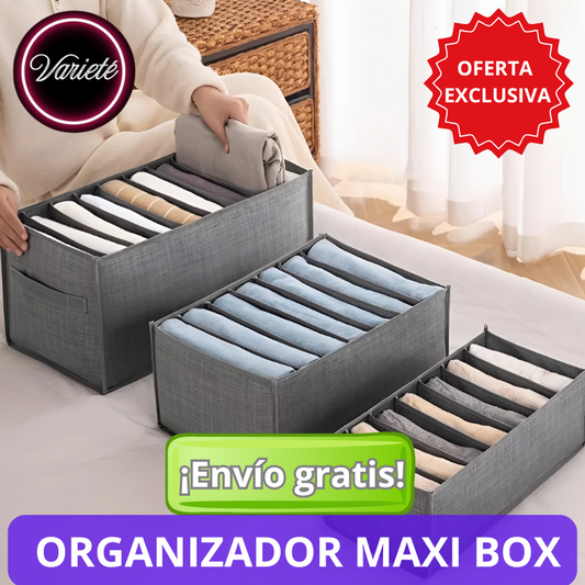 ORGANIZADOR DE ROPA MAXI BOX. "Para mantener todo ordenado, visible y sin estrés"