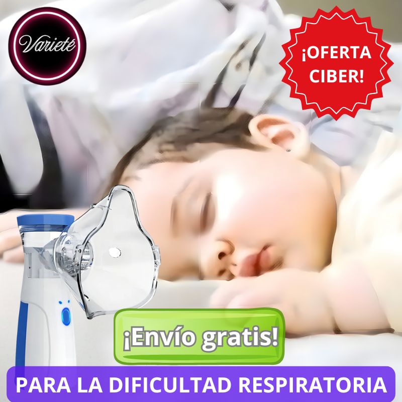 🔥NEBULIZADOR PORTÁTIL RECARGABLE⚡️"Alivio Respiratorio Donde Lo Necesites"