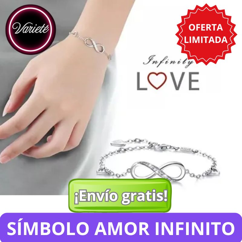 PULSERA PLATA INFINITY LOVE (925) ¿A quién le regalarías este "Símbolo Amor Infinito"?