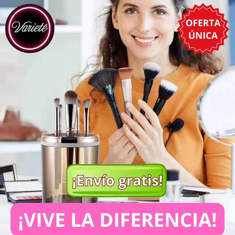 LIMPIADOR ELÉCTRICO DE BROCHAS MAQUILLAJE