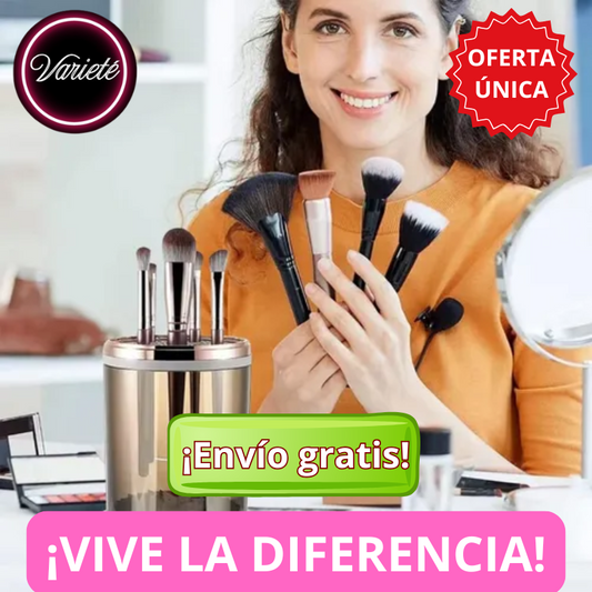 LIMPIADOR ELÉCTRICO DE BROCHAS MAQUILLAJE