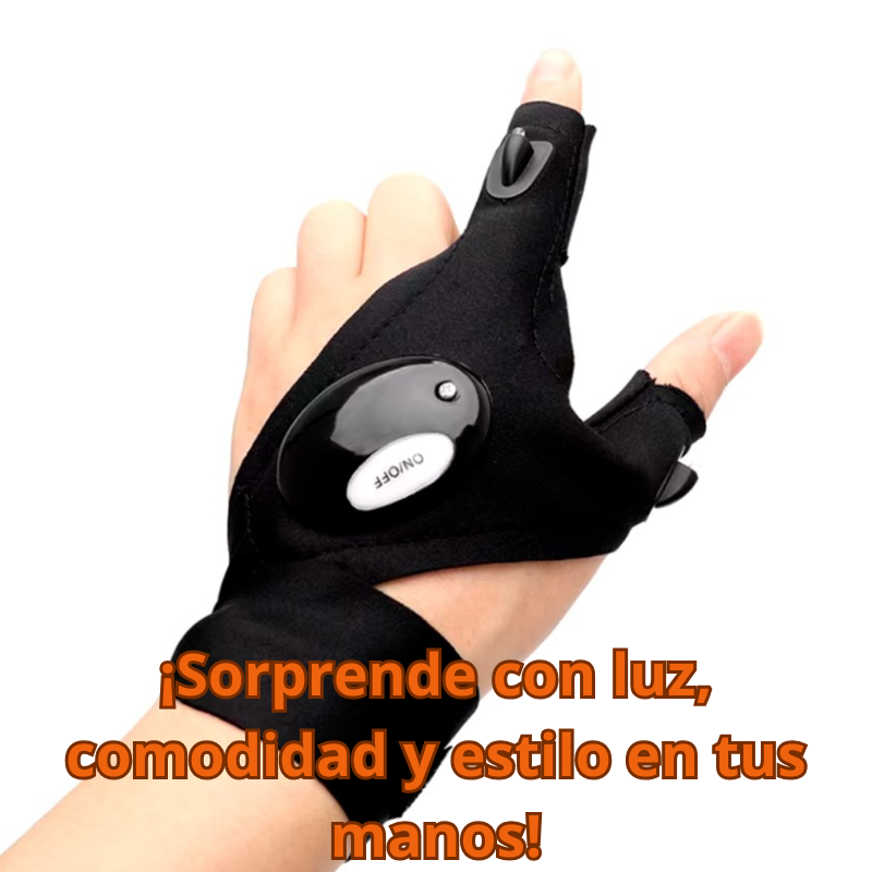 1 GUANTE ILUMINADO LED