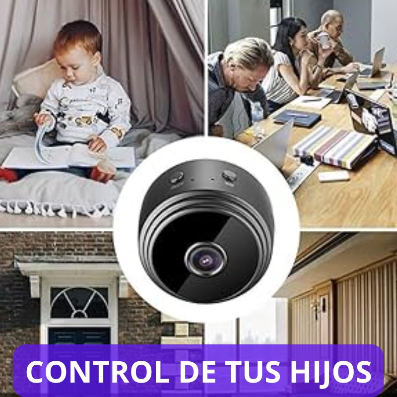 🔥PACK 3 MINI CÁMARAS DE SEGURIDAD HD + ENVÍO GRATIS🎁"Controla la seguridad de tu familia desde el celular"