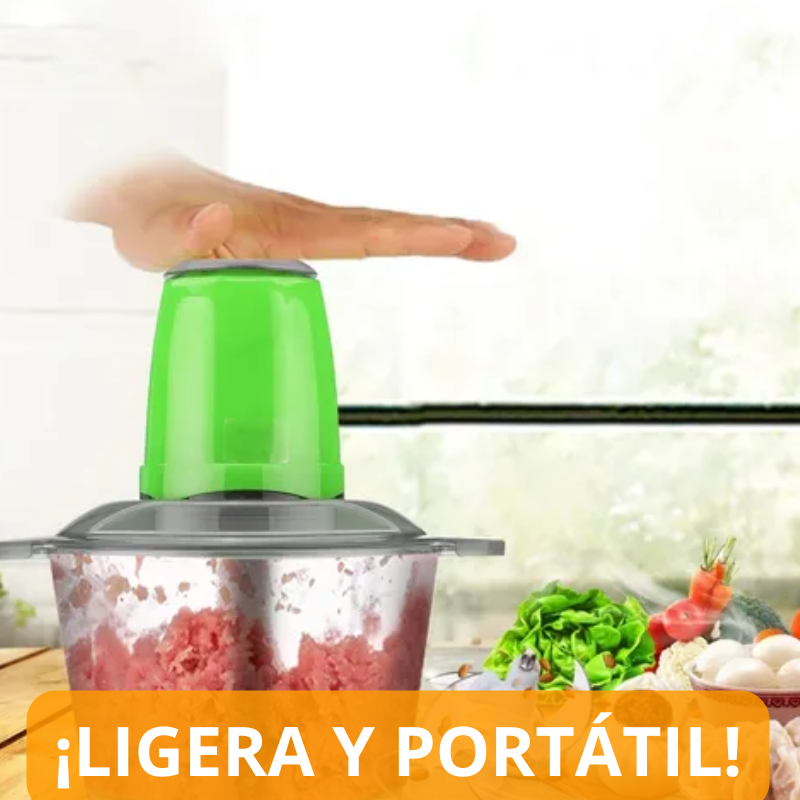 PICADORA ELÉCTRICA DE CARNE Y VERDURAS