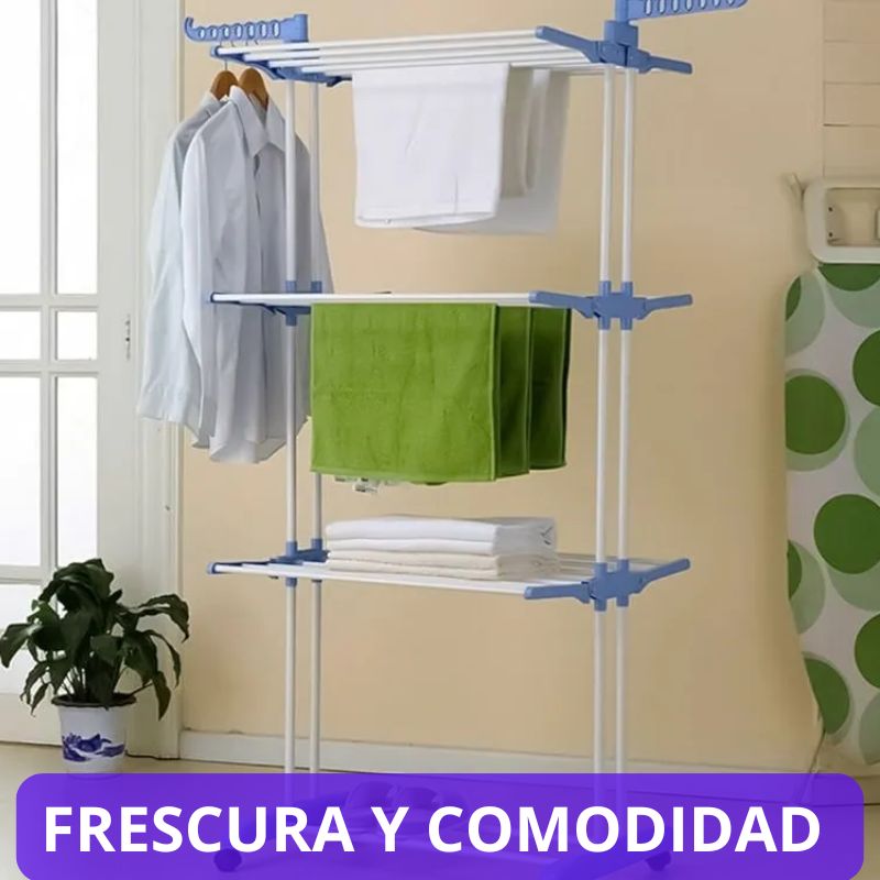 TENDEDERO DE ROPA 4 NIVELES. "Transforma tu rutina de secado de ropa"