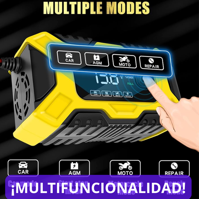 CARGADOR INTELIGENTE DE BATERÍA DE AUTO