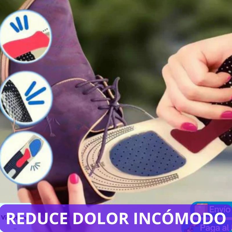 PLANTILLAS 4D. "No cambies tus zapatos, usando estas plantillas para aliviar tu dolor o incomodidad"