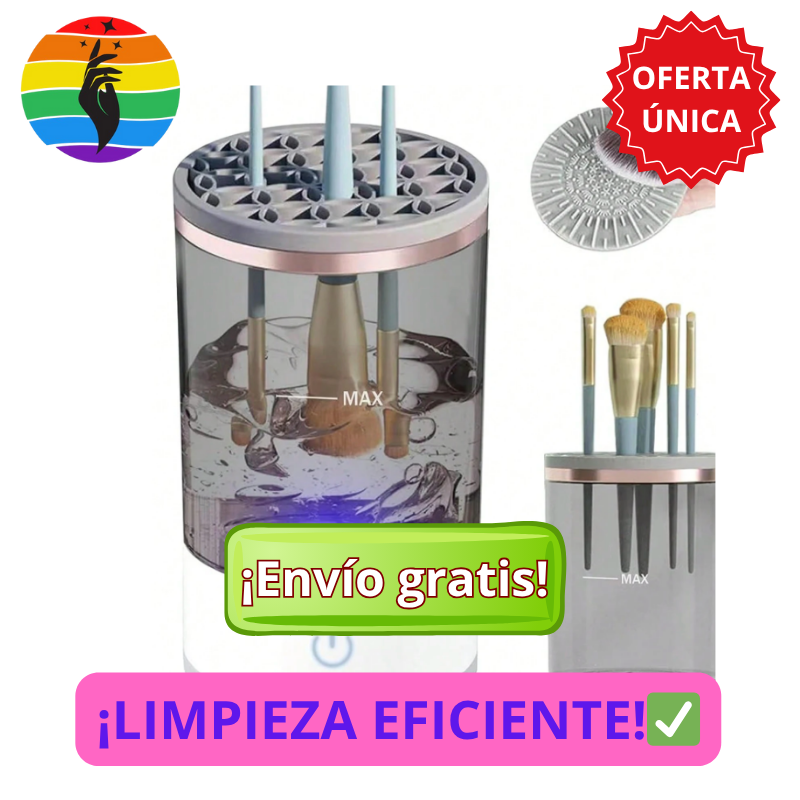 LIMPIADOR ELÉCTRICO DE BROCHAS MAQUILLAJE
