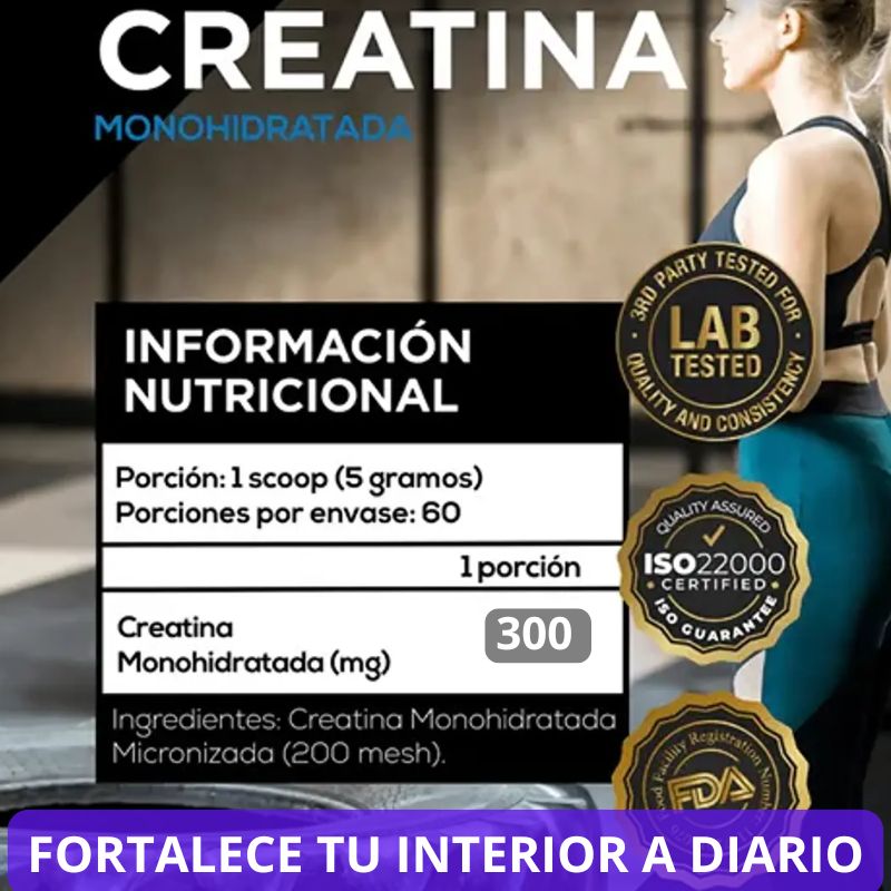 🔥CREATINA MONOHIDRATADA VIDANOVA⚡️"Recupera la energía y confianza en tu figura con este suplemento hoy mismo"