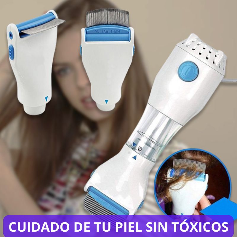 🔥CEPILLO ELÉCTRICO SACA PIOJOS Y LIENDRES⚡️ "Olvídate de los métodos tóxicos y protege tu pelo con tecnología hoy mismo"