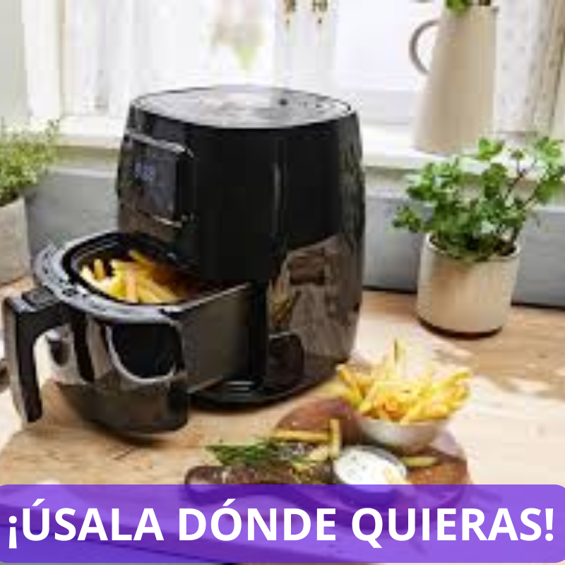 🔥FREIDORA DE AIRE TECNOLOGÍA ALEMANA⚡️"Deja de preocuparte por el exceso de aceite en tus comidas"