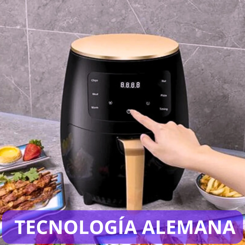🔥FREIDORA DE AIRE TECNOLOGÍA ALEMANA⚡️"Deja de preocuparte por el exceso de aceite en tus comidas"