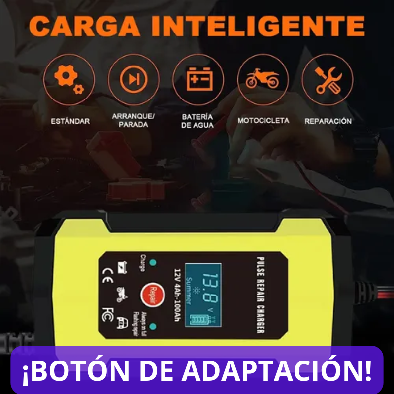 CARGADOR INTELIGENTE DE BATERÍA DE AUTO
