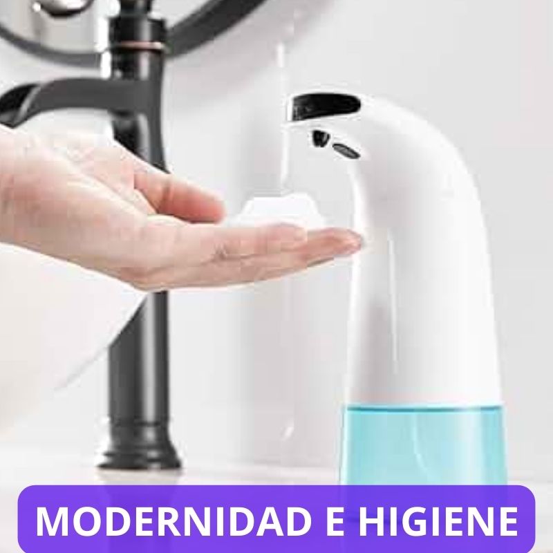 DISPENSADOR DE JABON AUTOMÁTICO. "Protege con tecnología el higiene de tu familia"