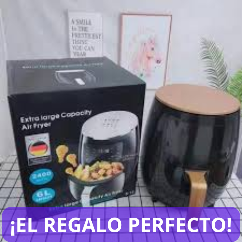 🔥FREIDORA DE AIRE TECNOLOGÍA ALEMANA⚡️"Deja de preocuparte por el exceso de aceite en tus comidas"