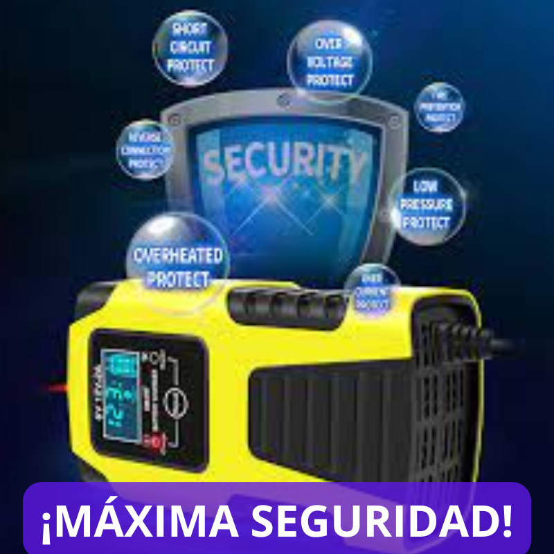 CARGADOR INTELIGENTE DE BATERÍA DE AUTO