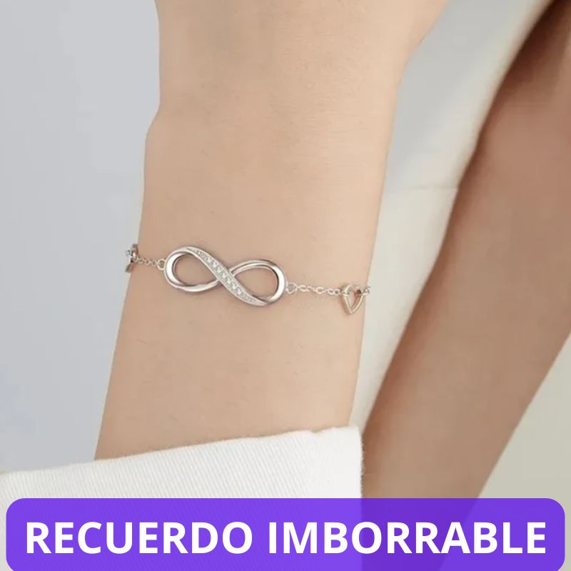 PULSERA PLATA INFINITY LOVE (925) ¿A quién le regalarías este "Símbolo Amor Infinito"?
