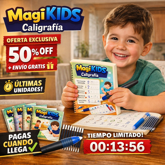 🔥SET 4 LIBROS CALIGRAFÍA MONTESSORI + REGALOS Y ENVÍO GRATIS🎁 "Transforma la práctica de escritura en una experiencia entretenida"