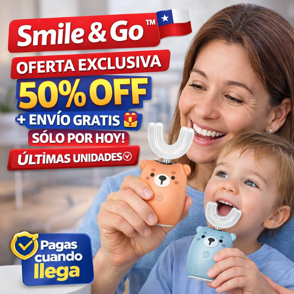 💧CEPILLO DE DIENTES INTELIGENTE + ENVÍO GRATIS🎁 "Para una limpieza fácil, suave y divertida de tus hijos o nietos""